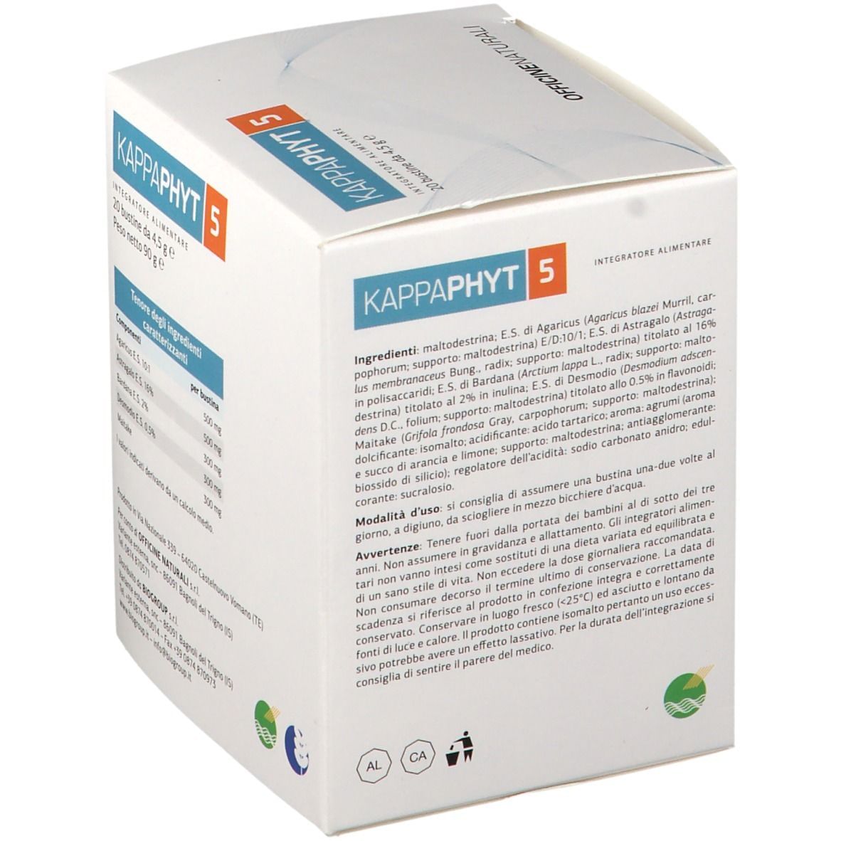 KAPPAPHYT 5 20 BUSTINE DA 4,5 G