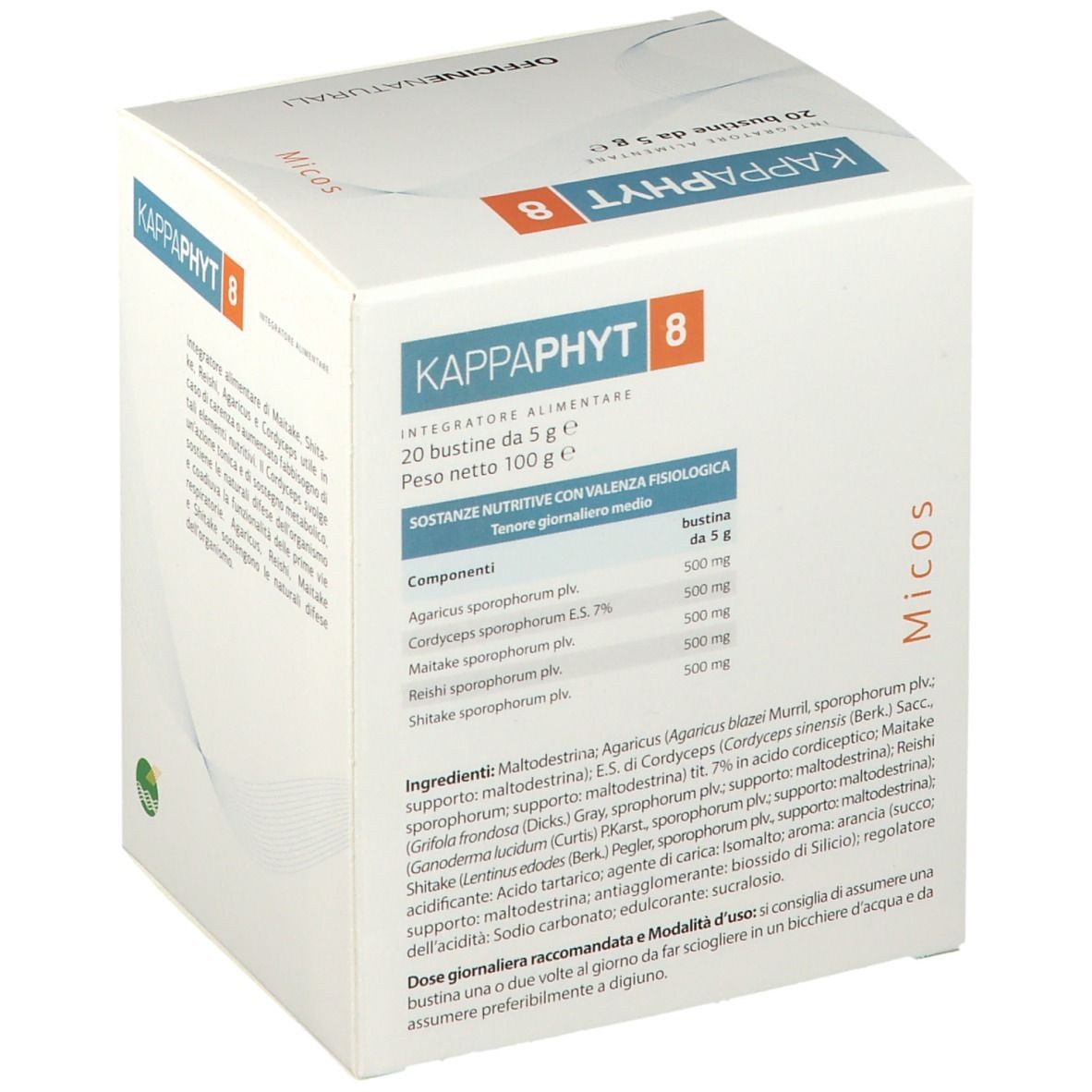 ONCOPHYT 8 20 BUSTINE DA 5 G