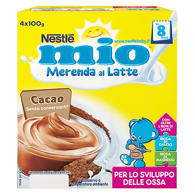 Mio Merenda Cacao 4 X 100 G