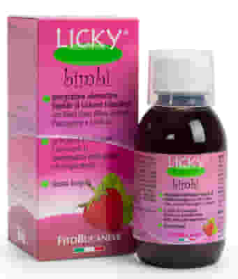 Sciroppo Licky Bimbi alla fragola per le vie respiratorie 150ml