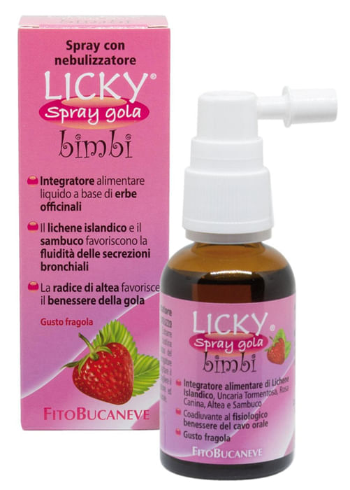 Licky Spray Gola Bimbi Fragola 30 Ml