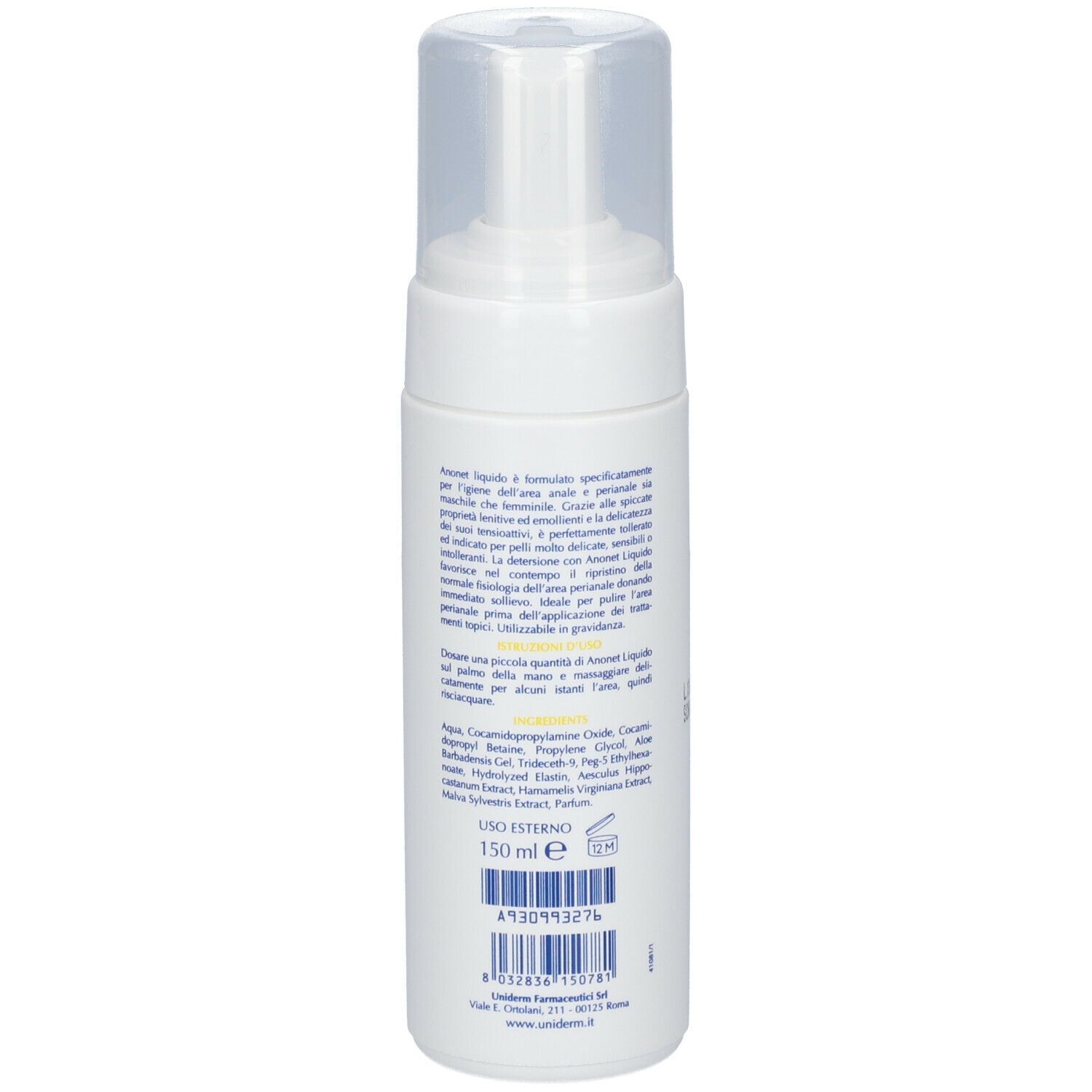 ANONET LIQUIDO FOAMER 150 ML