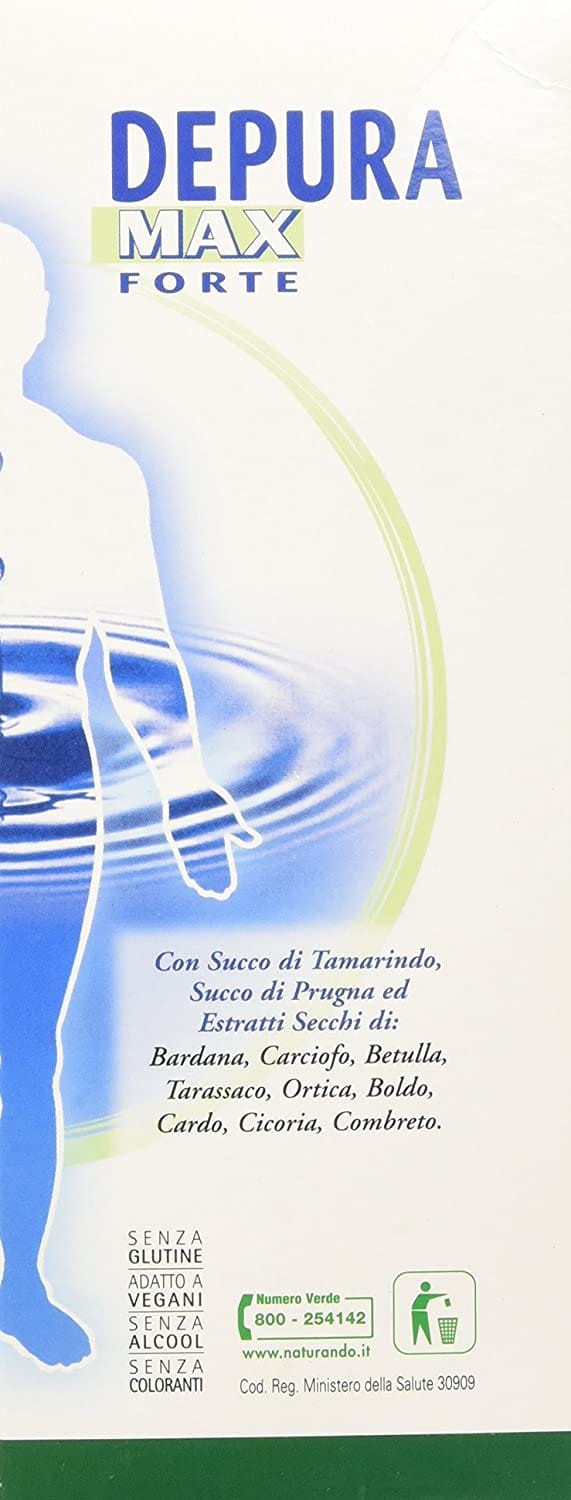 Integratore Depura MAX Forte 500ml per il Drenaggio