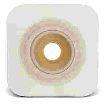 PLACCA CONVESSA NATURA+ PRETAGLIATA 19 MM FLANGIA 45 MM DURAHESIVE E CEROTTO MICROPOROSO 5 PEZZI