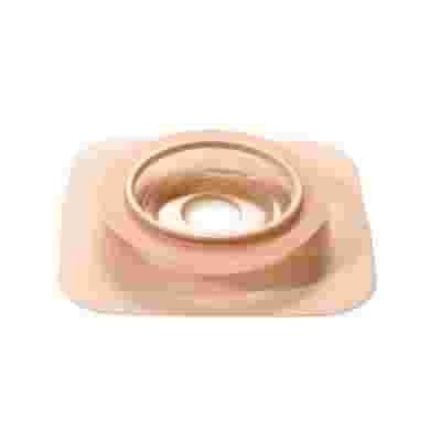 PLACCA CONVESSA NATURA+ PRETAGLIATA 28 MM FLANGIA 45 MM DURAHESIVE E CEROTTO MICROPOROSO 5 PEZZI