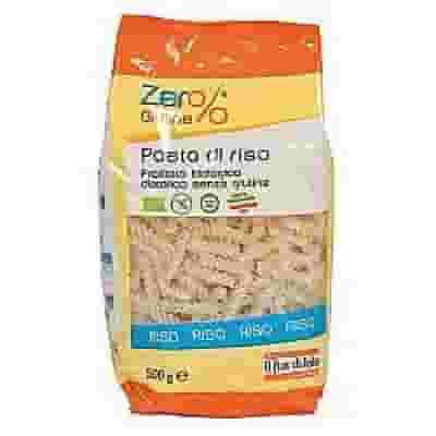 Pasta di riso senza glutine bio Zero% Fusilli 500g