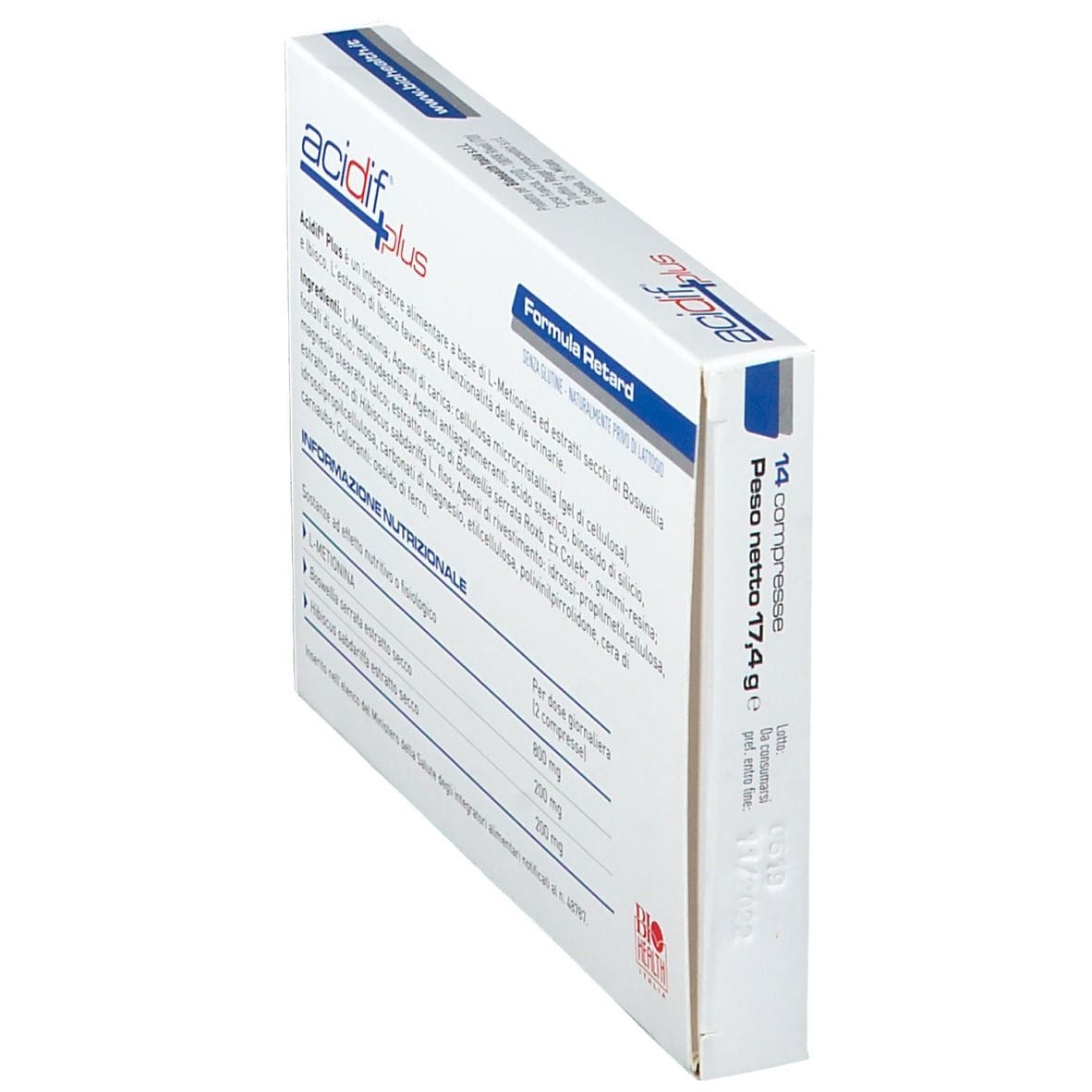 Integratore Acidif PLUS per le vie urinarie, 14 compresse