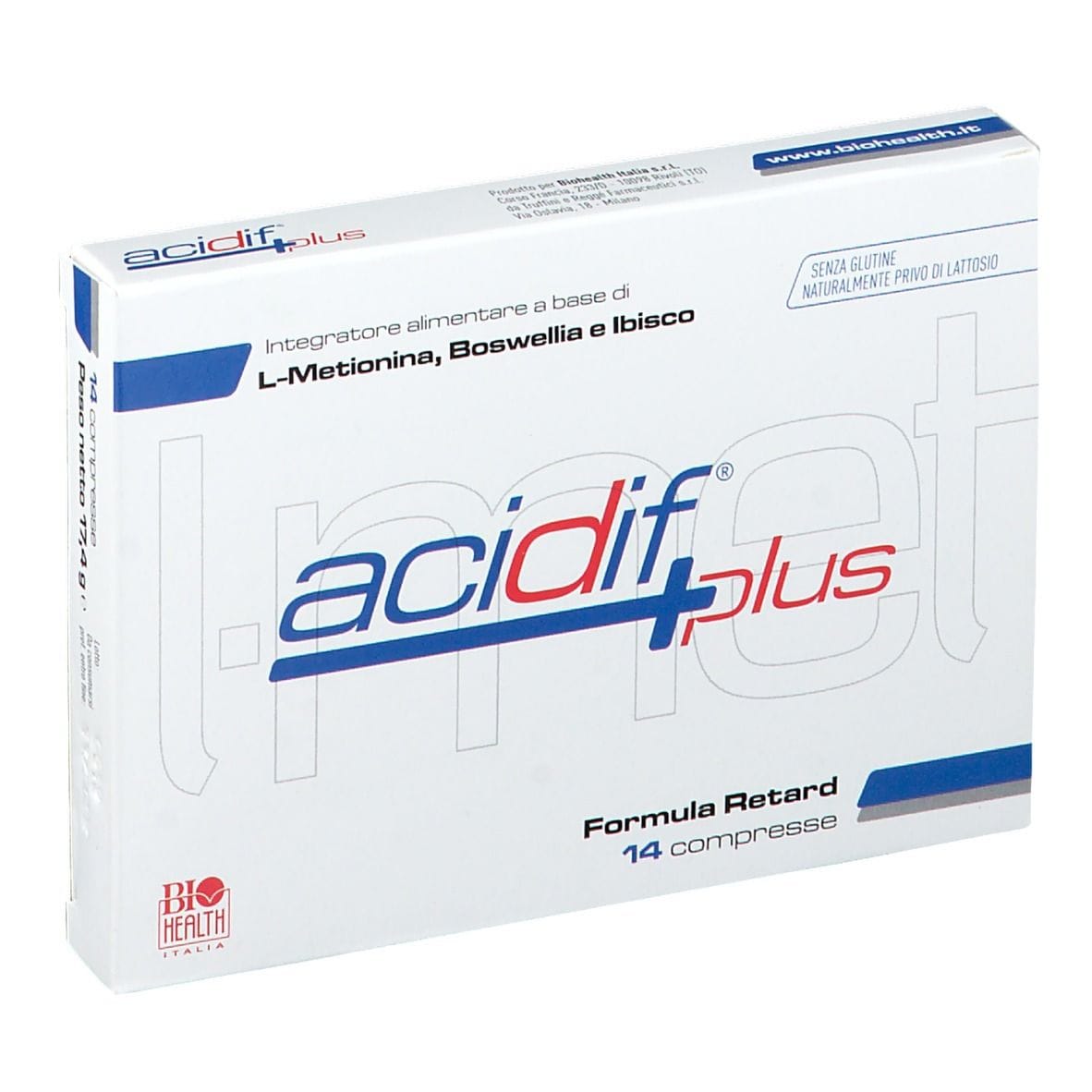 Integratore Acidif PLUS per le vie urinarie, 14 compresse