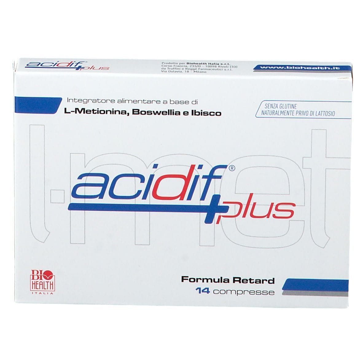 Integratore Acidif PLUS per le vie urinarie, 14 compresse
