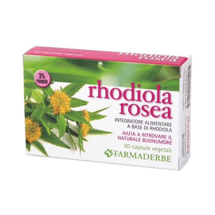 Integratore Nutra Rhodiola Rosea per energia mentale, 30 capsule