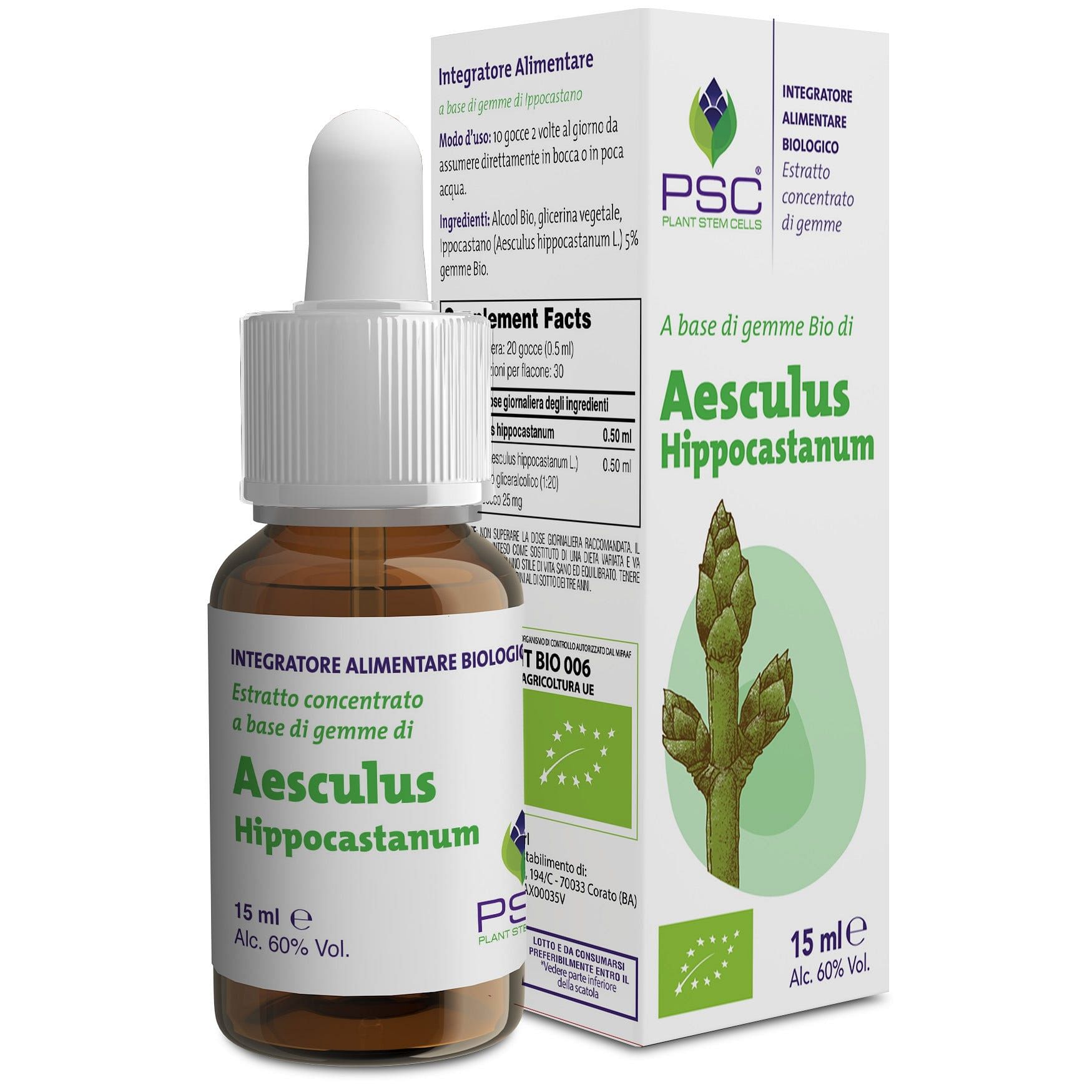 Psc Aesculus Hippocastanum Gocce 15 Ml