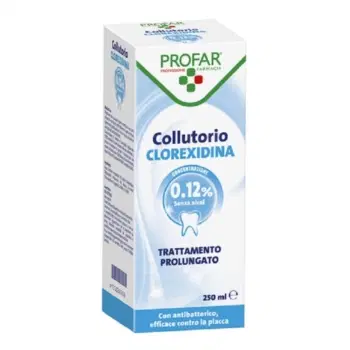 COLLUTORIO CLOREXIDINA 0,12% 250 ML PROFAR COLLUTORIO CLOREXIDINA 0,12% 250 ML PROFAR