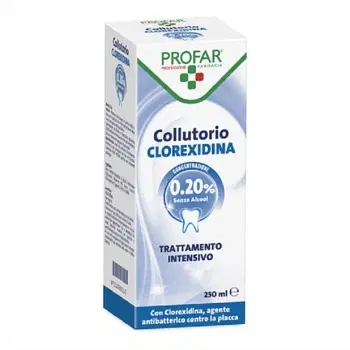 COLLUTORIO CLOREXIDINA 0,20% 250 ML PROFAR COLLUTORIO CLOREXIDINA 0,20% 250 ML PROFAR