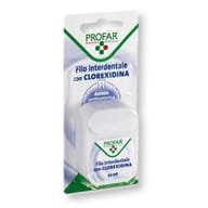 Filo Interdentale Profar con Clorexidina, 50 metri