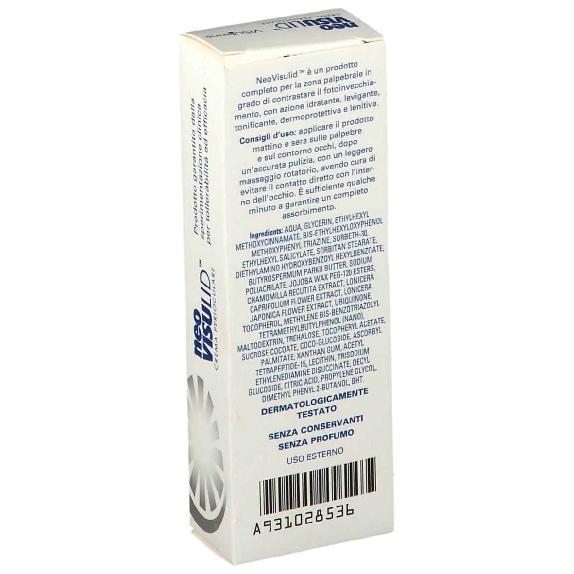 NEOVISULID CREMA PERIOCULARE 15 ML