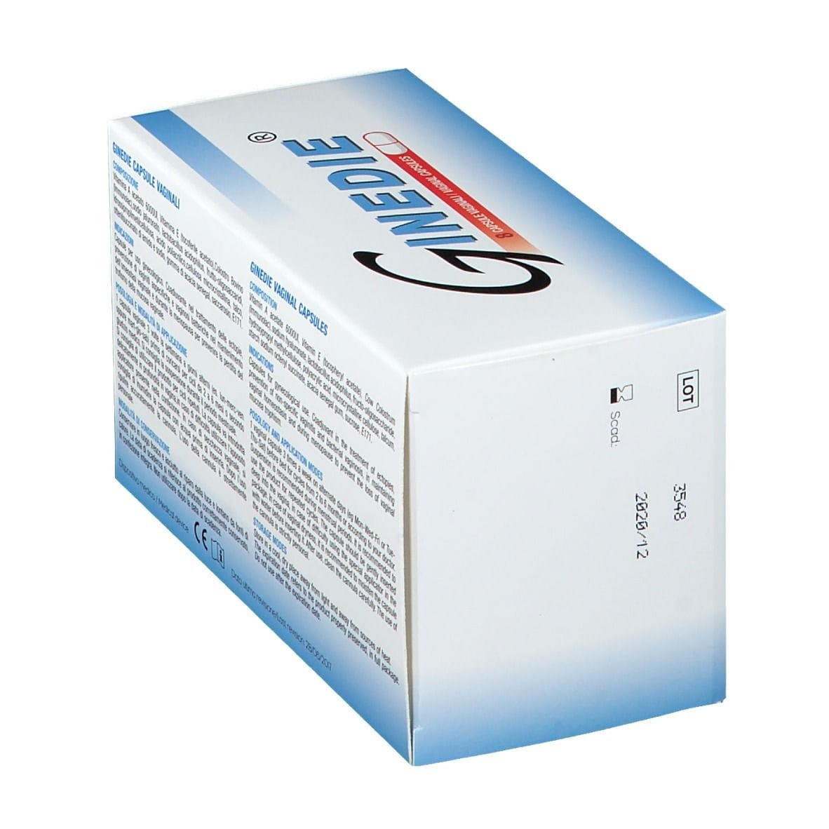 Ginedie capsule vaginali per l'equilibrio della flora, 8 pz