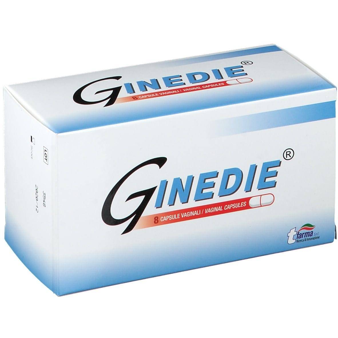 Ginedie capsule vaginali per l'equilibrio della flora, 8 pz