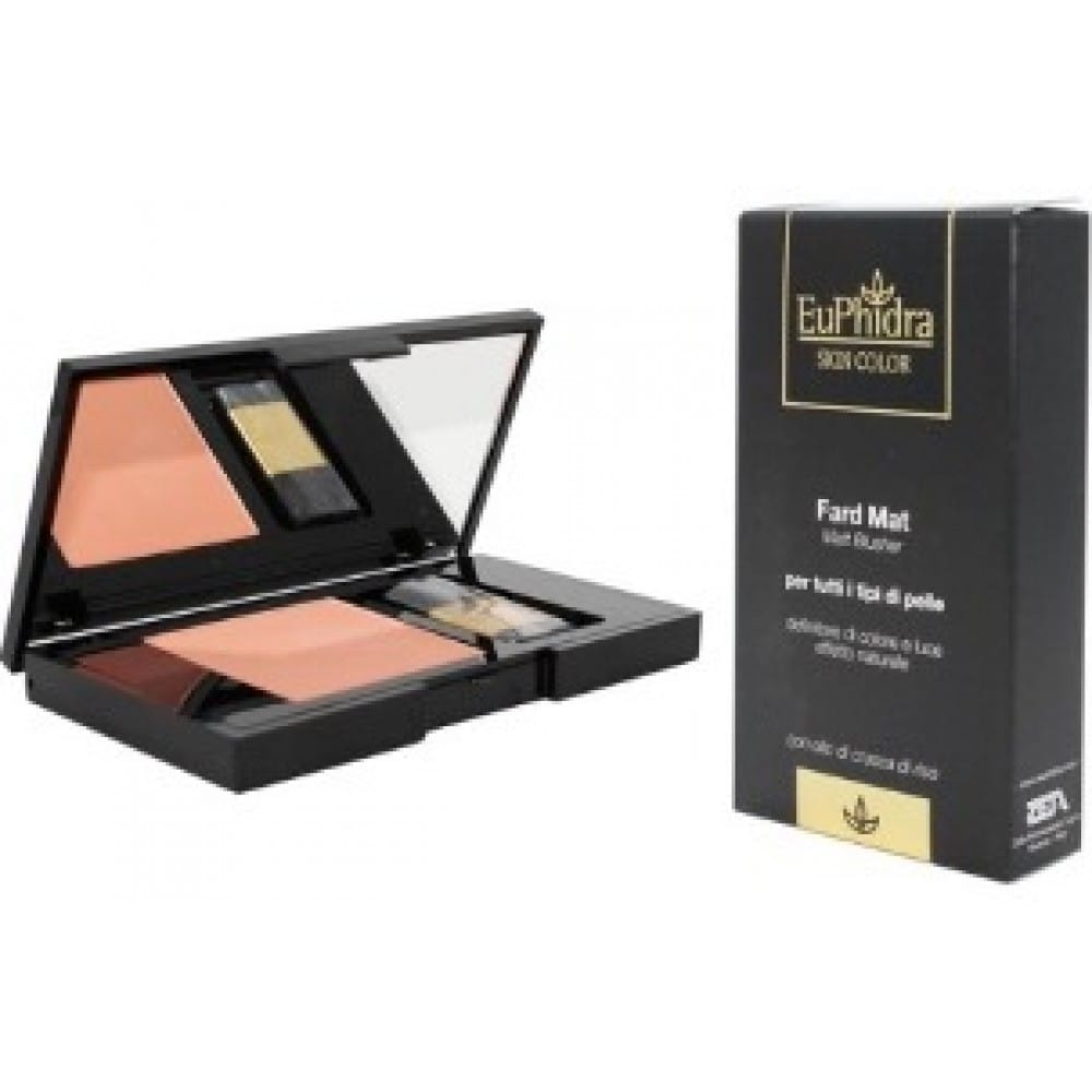 Fard Mat EuPhidra Skin Color BC02 Albicocca, effetto naturale