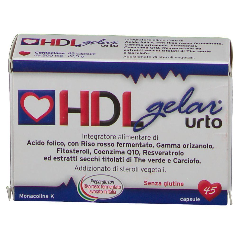 Integratore HDLGelar Urto per il colesterolo, 45 capsule