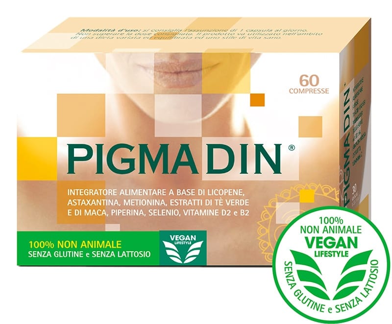 Integratore Pigmadin per la pigmentazione, 60 compresse