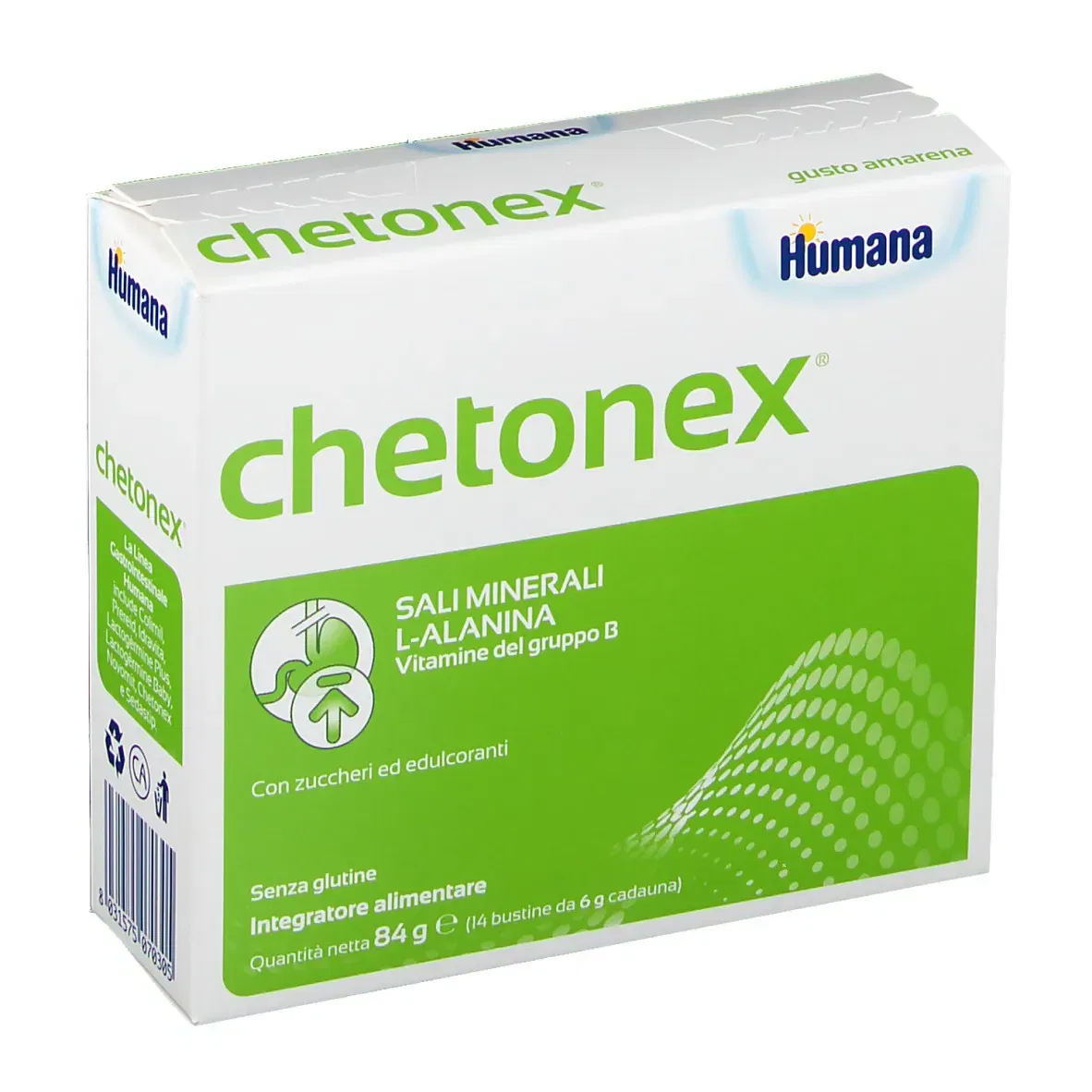 Integratore Chetonex sali minerali e vitamine B, 14 bustine