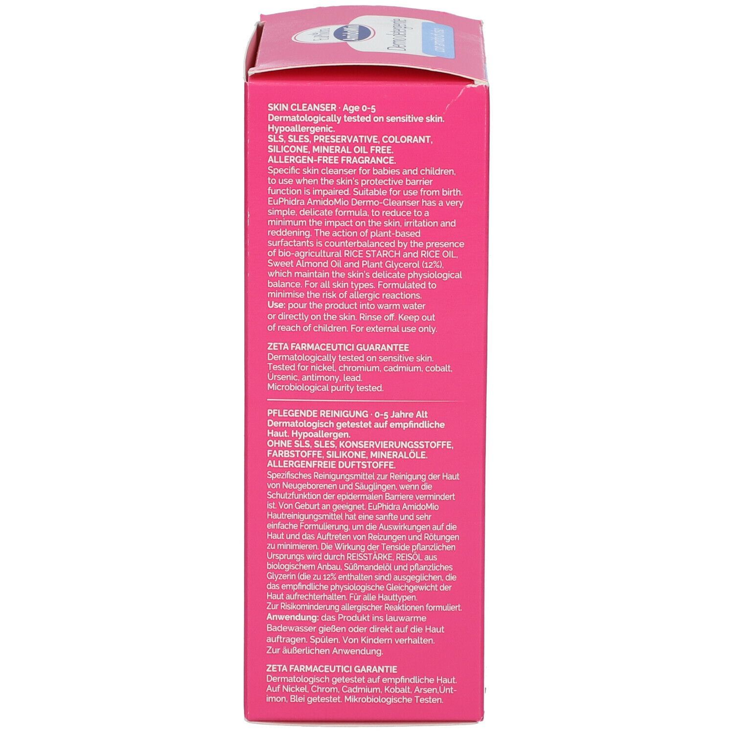 EUPHIDRA AMIDOMIO DERMODETERGENTE 0/5 ANNI 400 ML