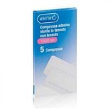 ALVITA GARZA COMPRESSA ADESIVA STERILE IN TESSUTO NON TESSUTO ESTENSIBILE BIANCO 10X20CM 5 PEZZI