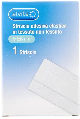 STRISCIA AUTOADESIVA ELASTICA ALVITA TNT 50X6CM STRISCIA AUTOADESIVA ELASTICA ALVITA TNT 50X6CM