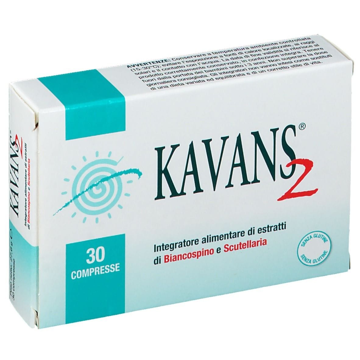 Integratore Kavans 2 per sonno e relax, 30 compresse