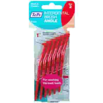 Scovolino TePe Angle rosso 0,5mm con testina angolata, 6 pezzi