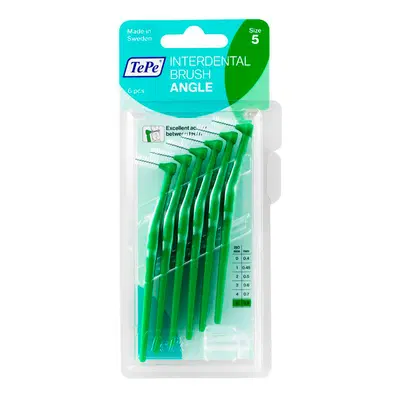 TEPE ANGLE SCOVOLINO VERDE 0,8MM 6 PEZZI TEPE ANGLE SCOVOLINO VERDE 0,8MM 6 PEZZI
