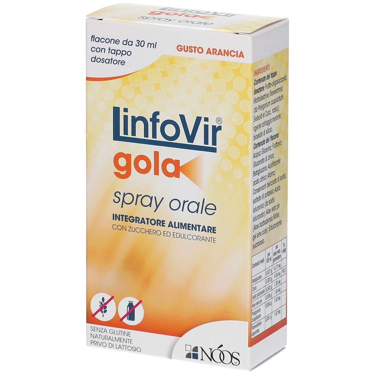 Linfovir Gola Soluzione Isotonica Spray 30 Ml