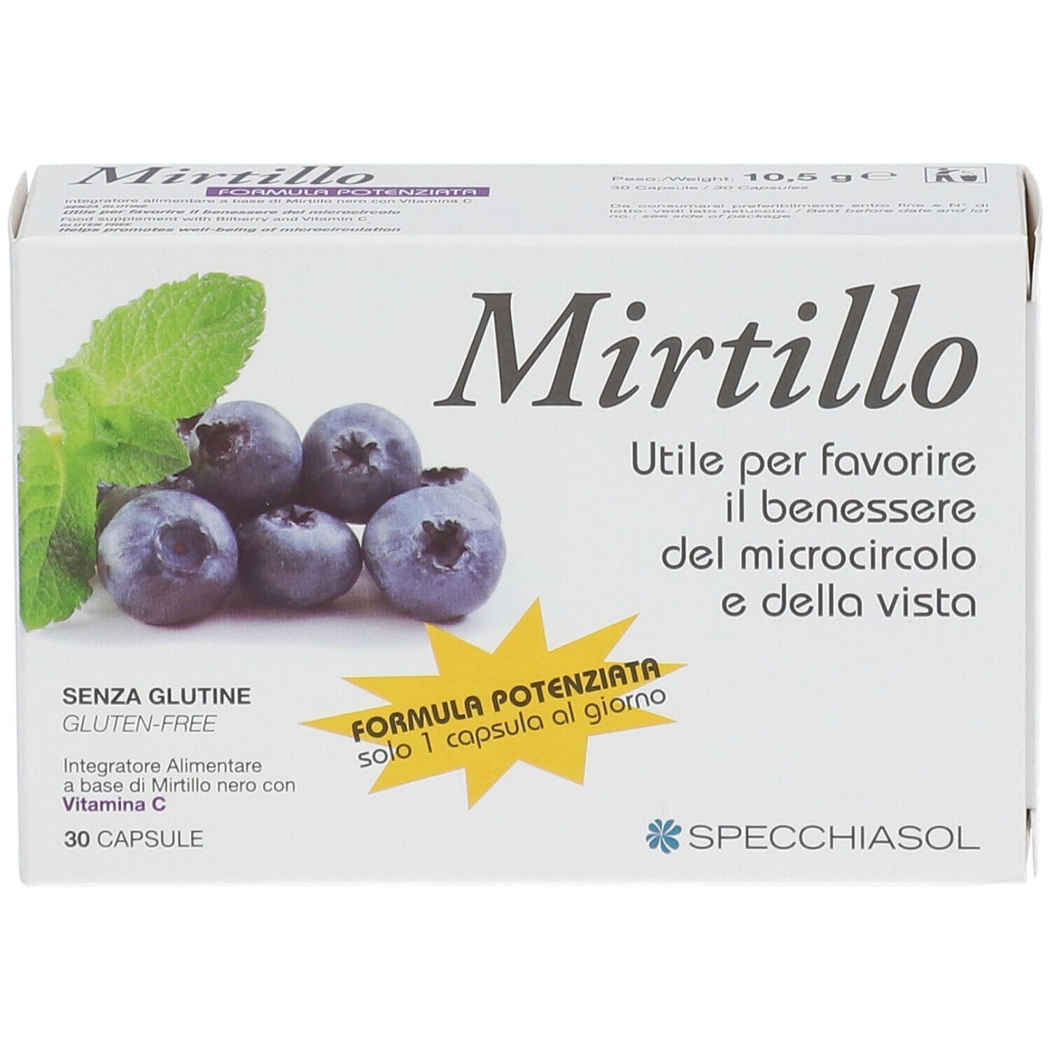 MIRTILLO 30 CAPSULE