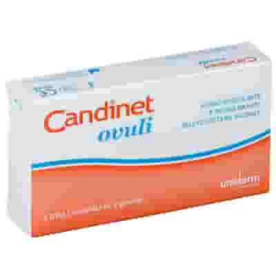 Ovuli Vaginali Candinet PLUS con Probiotici, 6 pezzi
