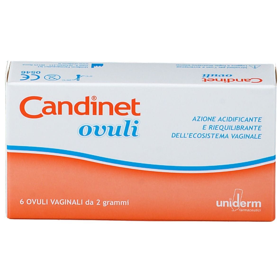 Ovuli Vaginali Candinet PLUS con Probiotici, 6 pezzi