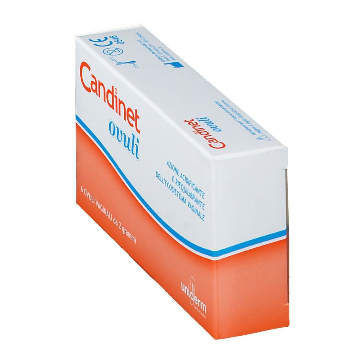 Ovuli Vaginali Candinet PLUS con Probiotici, 6 pezzi