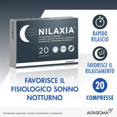 NILAXIA 20 COMPRESSE NILAXIA 20 COMPRESSE