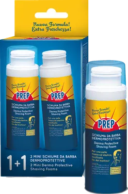 PREP SCHIUMA BARBA DUETTO 2 PEZZI PREP SCHIUMA BARBA DUETTO 2 PEZZI
