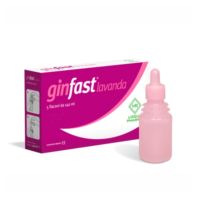 Lavanda Vaginale Ginfast Confezione Da 5 Flaconcini Da 140 Ml