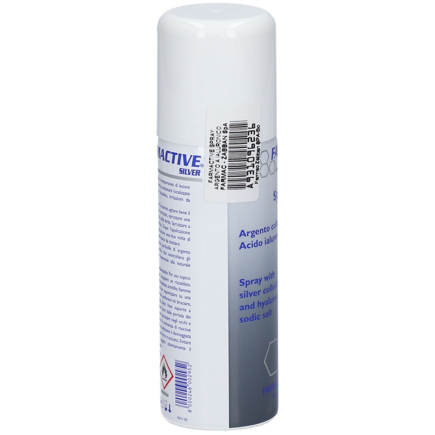 FARMACTIVE SILVER SPRAY ARGENTO ACIDO IALURONICO 125 ML