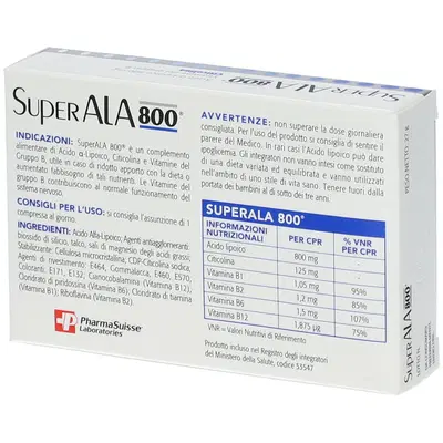 SUPERALA 800 20 COMPRESSE SUPERALA 800 20 COMPRESSE