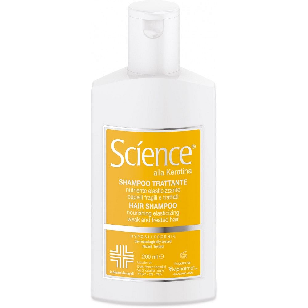 Science Shampoo Ristrutturante Elasticizzante Alla Keratina 200 Ml