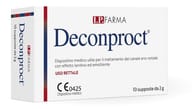 Supposte Deconproct lenitivo-emolliente, 10 pezzi
