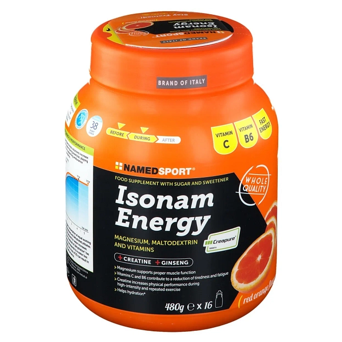 Isonam Energy Orange Polvere 480 G
