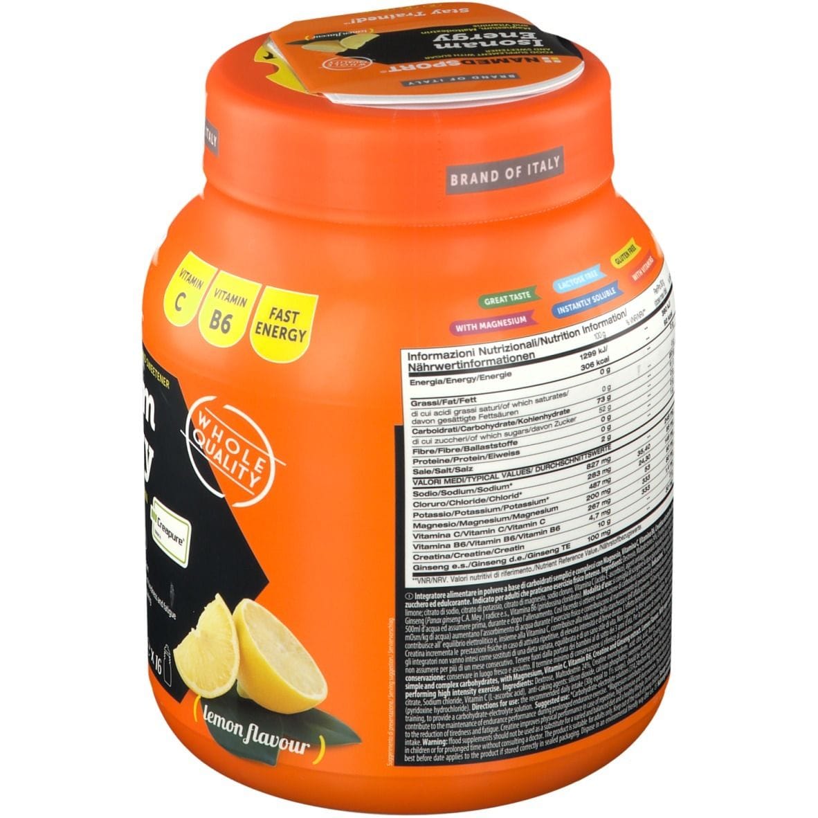 ISONAM ENERGY LEMON POLVERE 480 G