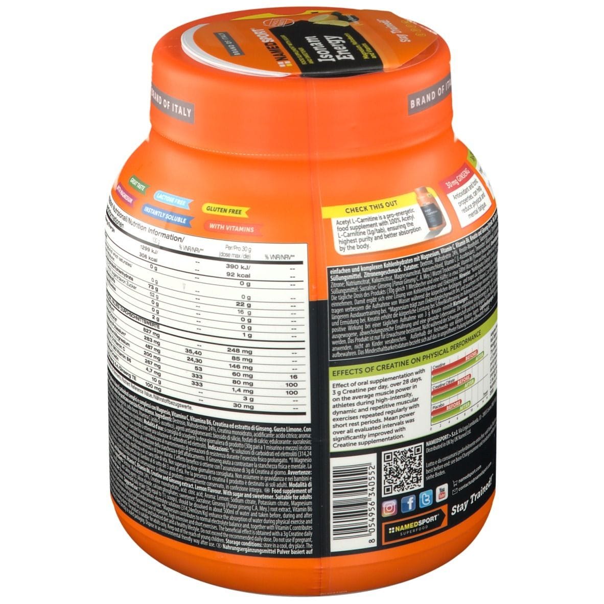ISONAM ENERGY LEMON POLVERE 480 G