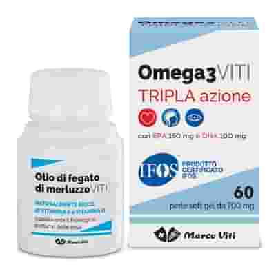 OMEGA3 VITI TRIPLA AZIONE 60 PERLE