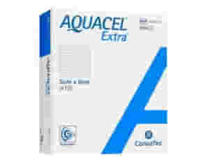 MEDICAZIONE IN TECNOLOGIA HYDROFIBER IN CARBOSSIMETILCELLULOSA SODICA E CELLULOSA RIGENERATA AQUACEL EXTRA 5X5 CM 10 PEZZI