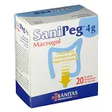 SANIPEG MACROGOL POLVERE PER SOLUZIONE ORALE 20 BUSTINE DA 4 G