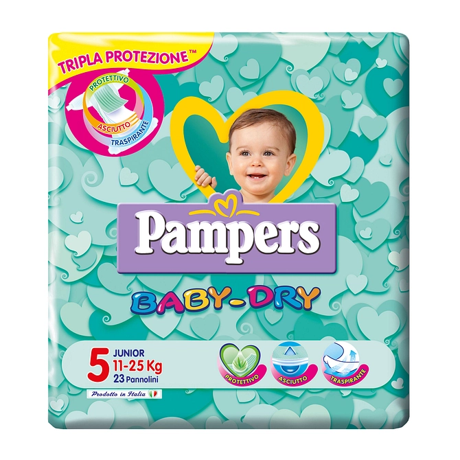 Pampers Baby Dry Junior Pb 23 Pezzi